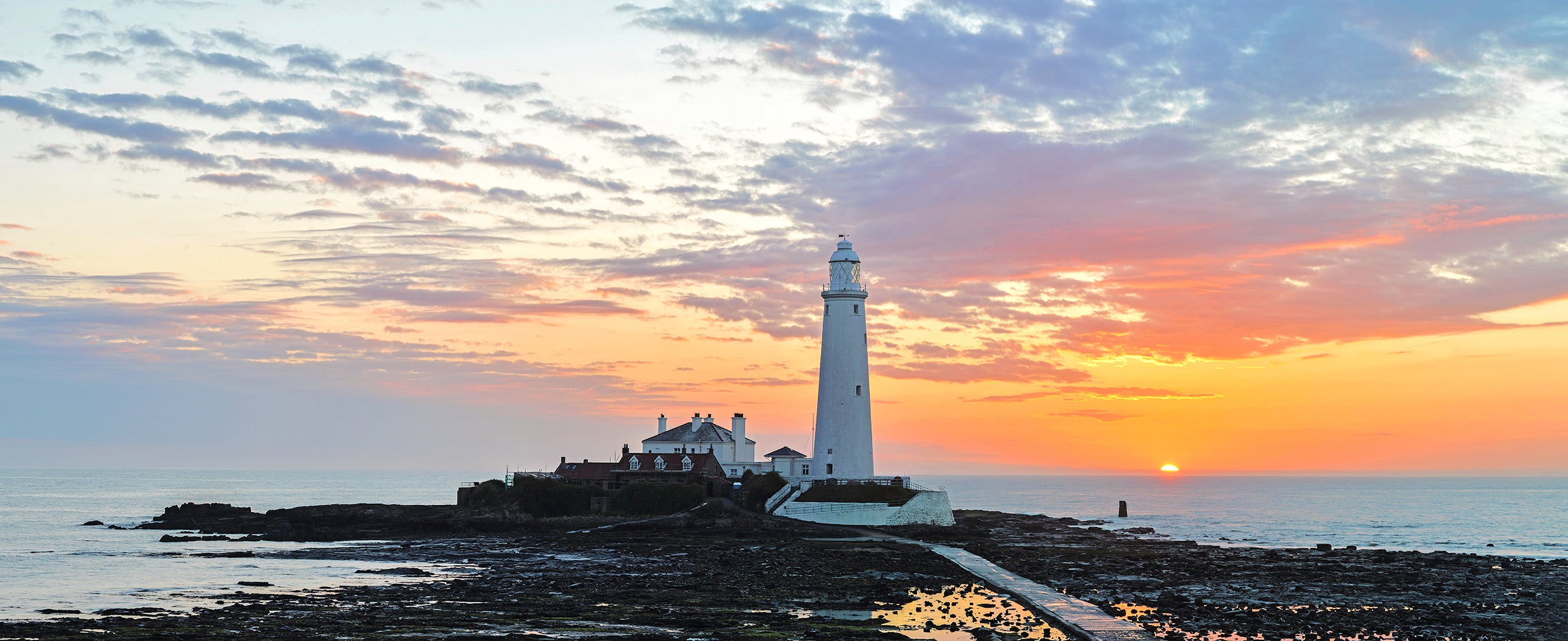 St Mary’s Island at sunrise